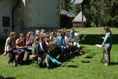 Anfang August war die Algunder Jugendkapelle fünf Tage lang im Haus der Begegnung in St. Helena zu Gast.